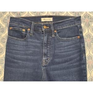 Madewell Skinny Flare Jeans Women’s Size 26 High Rise Blue Denim